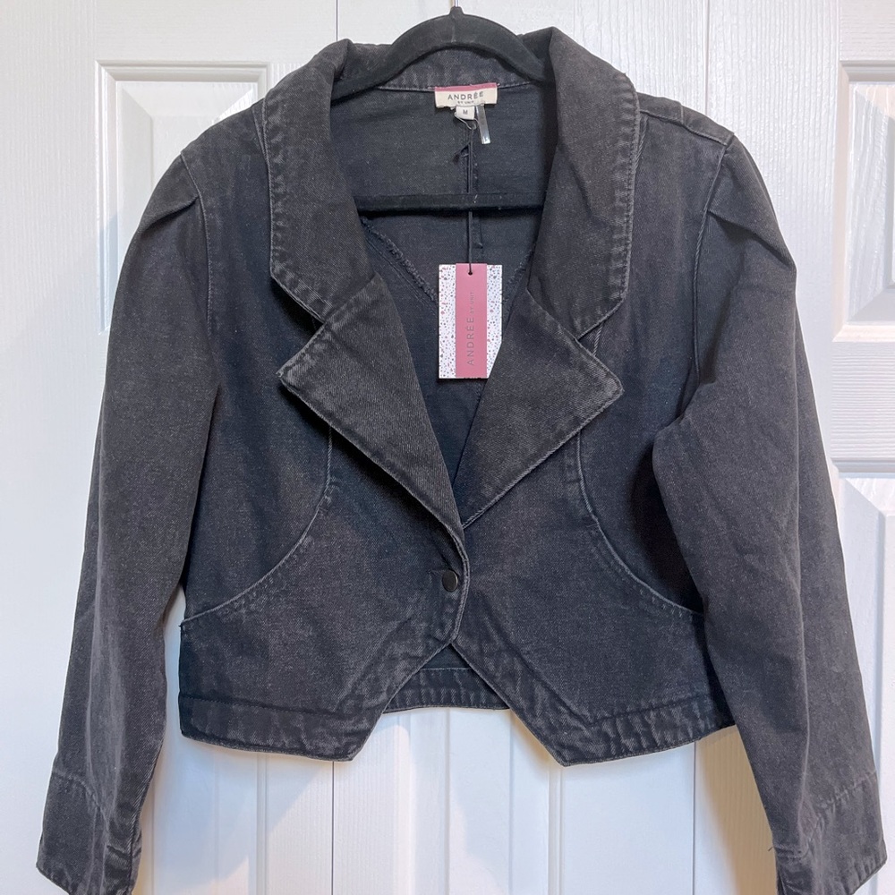 ANDREE By Unit Jean Jacket size M